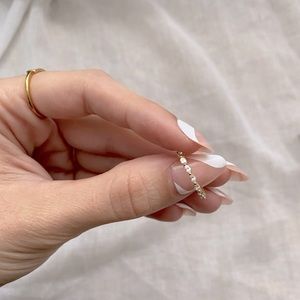 Never worn Objekts cubic zirconia Marquise ring